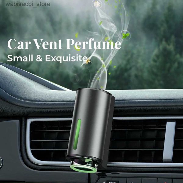 Fraiseurs d'air de voiture Perfuge personnalisée Perfuge de voiture Perfagance de voiture à haute teneur avec un éventail d'huile essentielle Assaigneur des accessoires intérieurs de voiture L49