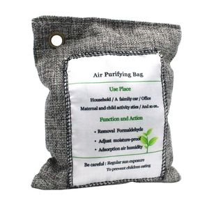 Ambientador para coche, bolsa purificadora, eliminador de olores de carbón, absorbente sin fragancia, captura y elimina olores, 200g