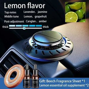 Car Air Freshener Solar Aromatherapy Diffuser UFO Styling Car Air Freshener Long Lasting Fragrance In The Car Creative Men's Solid Ornaments L230523