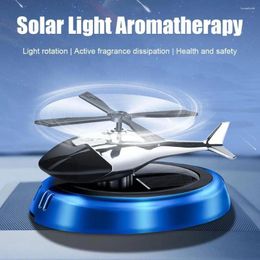 Auto Luchtverfrisser Solar Helikopter Modellering Decoratie Aromatherapie Accessoires Propeller Roterende Diffuser Int W2c4