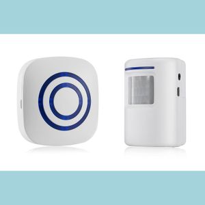 Auto luchtverfrisser De draadloze oprit Alert Home Security Alarm bezoekersdeur Bell Chime met 1 plug-in ontvanger en PIR Motion D DHK80