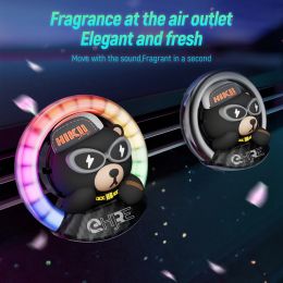 Aino de automóvil Air con ritmo Hiki Bear Diseño magnético Magnético Outlet Outlet Fragance Interior Perfume Diffuse
