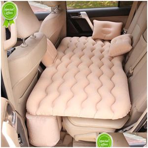 Auto Luchtopblaasbaar Matras Bed Slaaprust Suv Reizen Kinderbescherming Ontwerp Mti Functioneel Voor Buiten Cam Strand Drop Delivery Dhs7C