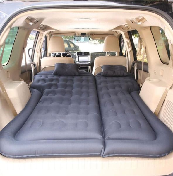 Colchón inflable para viajar en coche, cama Universal SUV, almohadilla para dormir automática para asiento trasero, sofá multifuncional, almohada para acampar al aire libre 6550697