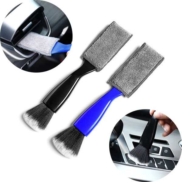 Airon de voiture Nettoyage Dépose de poussière Soft Brush Air Climatisation Outils de nettoyage de voiture