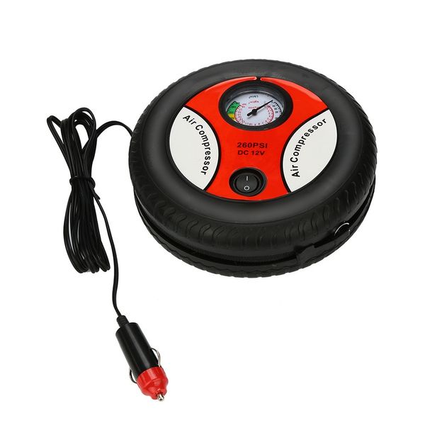 Pompe à air de voiture 260PSI DC 12V pompe automatique Portable électrique Mini gonfleur de pneu compresseur d'air prix de gros