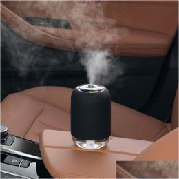 Auto Luchtreinigers Diffuser Luchtverfrisser Aroma Essentiële Olie Voor Thuis Usb Luchtbevochtiger Mist Maker Led Nachtlampje Gift Huishoudelijke Drop Deliv Dhpeh