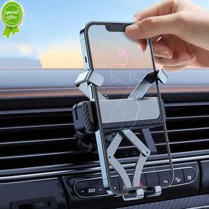 Auto Air Vent Telefoonhouder Universal Aluminium Alloy Gravity Mount Stand voor iPhone Xiaomi Huawei Auto Interior Accessoires