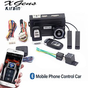 Auto Alarm intelligente Ontsteking Systeem Remote Start Keyless Entry Centrale Vergrendeling Motor Start-Stop Knop Telefoon APP Controle Car304h