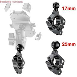 Auto aluminium legering 17 mm 25 mm kogelkopbevestiging snel installatie release 1 inch basis stuur gps ram fiets motorfiets telefoonmontage