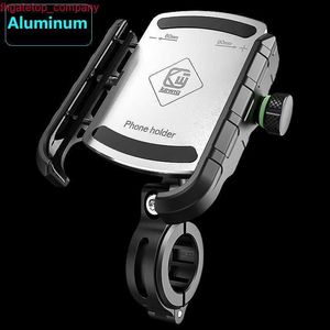 Auto aluminium motorfiets telefoonhouder met 18W QC 3.0 USB Quick Charger Phone Stand Moto Bicycle Standbar mobiele telefoon Bracket Stand