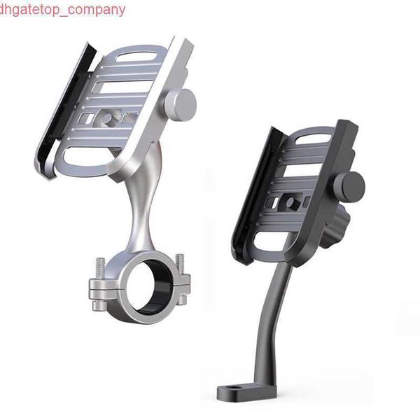 Voiture en aluminium VTT vélo moto support de téléphone support pour guidon miroir 4-6.7 pouces Mobil téléphone support de vélo support