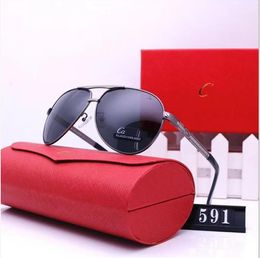 Auto en tier luxe designer merk zonnebrildesigner round cool zonnebril hoogwaardige bladerglas bril dames mannen klasgenoot strikte overlast krullenwig met doos