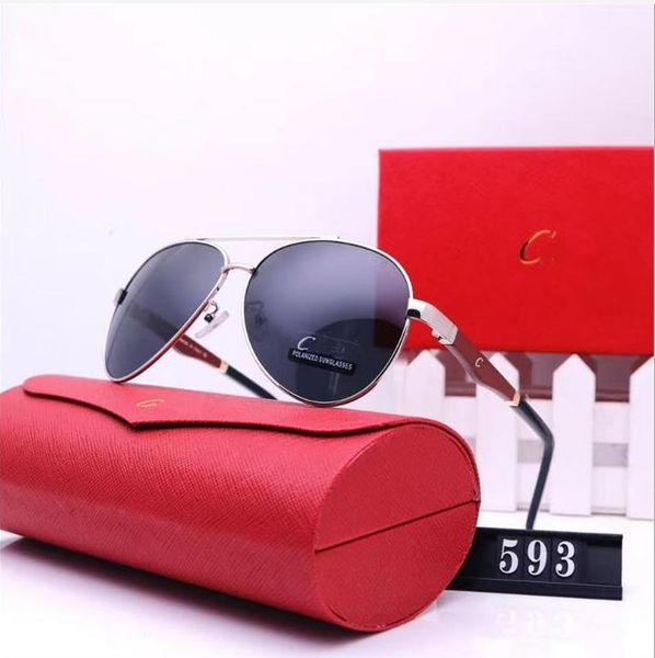 Lunettes de soleil de voiture et de niveau Femme Designer Shades UV 400 Fashion Ornemental Sun Glasse pour femmes Unisexe Full Kerst Casque Arai Sexo Bayberry Février Verre Soleil avec boîte