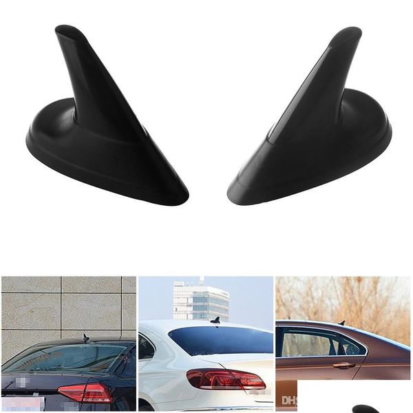 Antennes de voiture Antenne de voiture Noir Dummy Shark Fin Style Aérien Mini Décoration Accessoires Drop Livraison 2022 Mobiles Motos Pièces Dhn6V