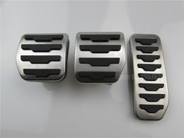 Almohadillas de Pedal de reposapiés de freno de Gas de acelerador antideslizante de coche para Range Rover Evoque Freelander 2 MT, cubiertas de Pedal de combustible de estilo de coche