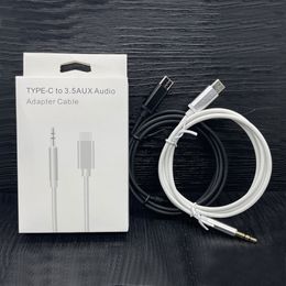 Câble audio de voiture 1 m 3 pieds USB Type C vers prise mâle 3,5 mm Cordon casque auxiliaire USBC Adaptateur pour écouteurs Convertisseur pour iPhone 14 13 12 11 X Pro Max et Samsung S22 S21 Note Huawei LG