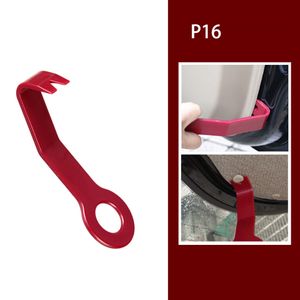 Auto -radiodeur body clip paneel trim dashboard o plastic verwijdering wrikgereedschap voor instrumenten cluster naalden panelen p16