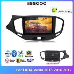 Autoradio Essgoo pour LADA Vesta 2021-2021 Radio 2 Din Android 9.1 stéréo Bluetooth Autoradio 2din GPS Navigation lecteur multimédia