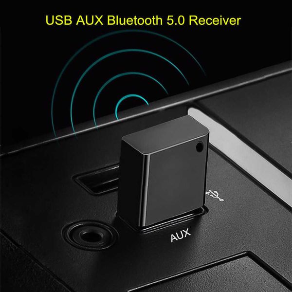 Mini receptor de Audio inalámbrico Usb Bluetooth 5,0 para Radio de coche amplificador de graves reproductor de música Mp3 Multimedia adaptador Bluetooth