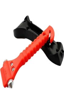 Auto Auto Safety Bead Belt Cutter Survival Kit Window Punch Breaker Hammer Tool voor reddingsramp Emergency Escape2904583