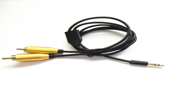 Car Câble d'extension audio AUX 35 mm 18quot mâle à 2RCA MAME mp3 PC 08M88062972733265