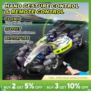 Auto axirata f1 gebaarhand afstandsbediening auto voor kinderen 612 jaar oud 2,4 GHz 4wd 360 ° rotatie drift rc stuntauto met licht m