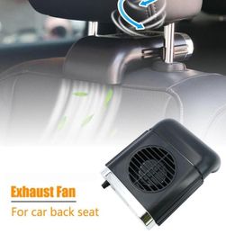 Auto Achterbank Fan Mini USB Afzuigventilator Draagbare Luchtradiator Luchtkoeling Zwart2763038