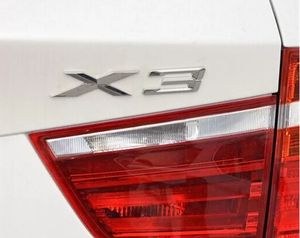 Badges de voiture pour BMW lettre tronc emblème Logo autocollant autocollant voiture style queue Badge