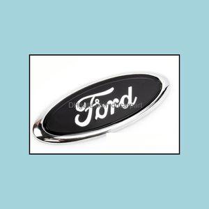 Autobadges voor Bonnet Badge auto origineel metalen metaal logo embleem achterste rompschoensticker voor Ford Focus Old Mondeo 15x6cm drop deliv DHL75