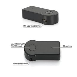 Kit Bluetooth per auto AUX 3 5MM Ricevitore musicale audio Kit per auto Adattatore MIC Bluetooth MP3 Dongle 3 0 A2DP Mani Scatola al dettaglio EMS239H