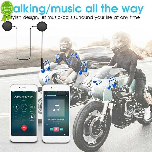 Bluetooth para coche - Auricular para casco de motocicleta con micrófono