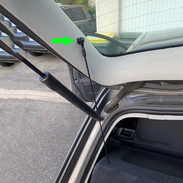 Boot de automóvil Trunk Parcel Stelf Stap Strip Clips Bandeja para la bandeja Hangot Hook 95129884 para Opel Mokka / Mokka X 2013-2019 Mk1