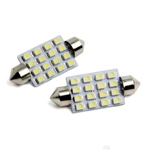 Bombillas de coche 10X C5W 1210 16 Led 31Mm 36Mm 39Mm 41Mm Festoon Dome Light Bbs Smd Coche Puerta Techo Mezcla Tamaño Drop Delivery Móviles Motocicleta Dhth3