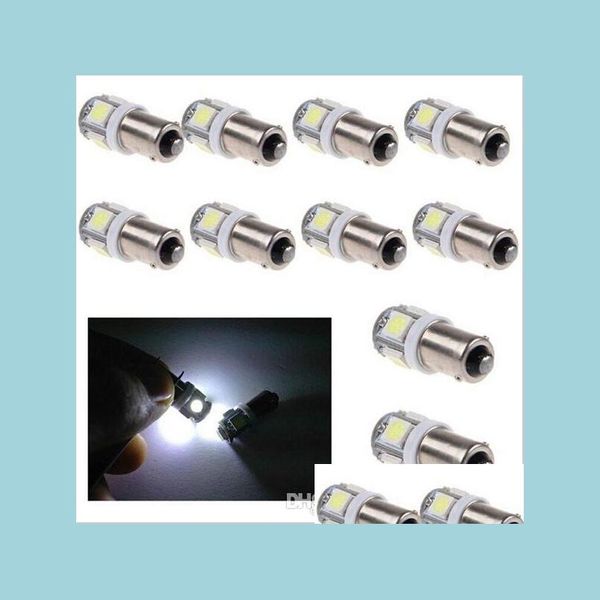 Bulbos de automóvil 10x T11 T4W 5 LED 5050 SMD 233 BA9S CAP BAYONET DC 12V Interior BBS LECTURA CAR LIGHT SE Drop de entrega Moticlos Dhzbu