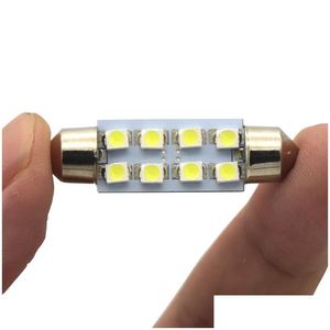 Ampoules de voiture 1pcs Blanc Canbus Feston LED Lumières 36mm C5W C10W De3175 6 SMD 5630 5730 Aucune erreur Lampe de carte intérieure Lecture Dome Drop Del Dhaxj