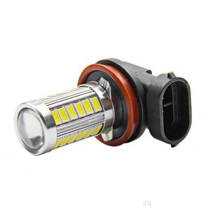 Bombillas para coche 2 uds H11 Led de alta potencia Bbs 5630 33Led blanco puro cabeza antiniebla cola conducción luz del coche Bb lámpara 12V H8 33 Smd Ce entrega directa 2 Dhm9G