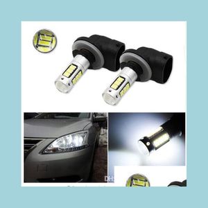 CAR -lampen 2 stks H27 880 881 LED LAMP DRL FOG BB 30SMD 4014 AUTOUD LICHTEN DAGDAG RIJDEND DAG RIDDER 12V Voertuig Externe drop levering DHV4B