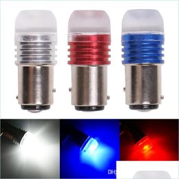 Autobirnen 2 Stück Strobe 1157 LED Bay15D P21/5W 5630LED Blitzlicht Bremsblinklampe BB Rot Weiß Blau Schwanz Stop Drop Lieferung 2022 Mob Dhzdk