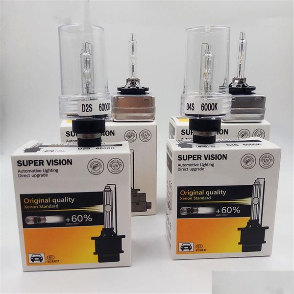 Ampoules de voiture 2X R D1S D2S D3S D4S D5S D8S BB lampe de phare au xénon D1 D2 D3 D4 D1R D2R D3R D4R lampe frontale 4300K 6000K 8000K Drop Del Dhuqg