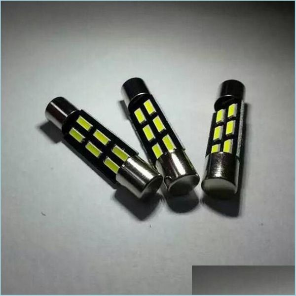 Ampoules De Voiture Led Bb Lumière De Voiture 28Mm 31Mm T6.3 4014 Smd 6 Festoon Dôme Intérieur Lampe Plafond Panneau Drop Delivery 2022 Mobiles Motos Dhbwp