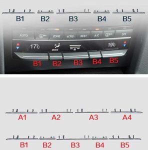 Auto Knop Galvaniseren Strip Centrale Controle Airconditioning Paneel Knoppen Frame Trim voor Mercedes Benz W212 E E-Klasse E300 E2208k