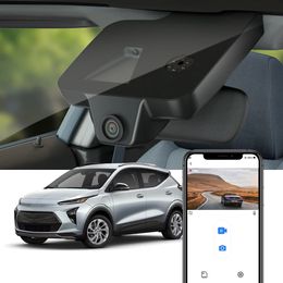 Cámara de automóvil para Chevrolet Bolt EV EUV 2022 2023 2024, FitCamx 4K UHD DashCam Wifi Conexión de la aplicación Control DVR DVR