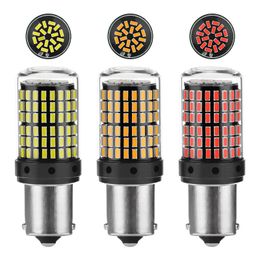 Auto CANBUS Wide Voltage 1156 1157 3014 144SMD LED BLUBS GEEN FOUT LED-lampen voor Turn Signal Light Rem Light