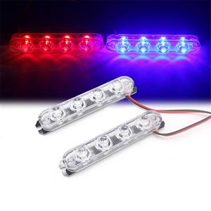 Auto Auto 1 paar Politielichten Led-stroboscooplichten Flasher 3 Led Auto Flash Stroboscopen Stroboscooplamp Parkeren Noodwaarschuwingssignaallicht