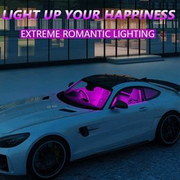 Auto Autolichten 24 Led Bar Automotive Strip Universele Stemming Voetlicht Sigarettenaansteker USB Decoratieve Sfeerlamp Signaallamp