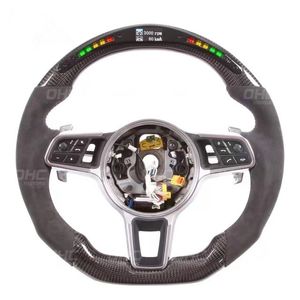 Role de dirección de fibra de carbono de automóvil para Porsche GTS GTR 911 Boxster GT Cayenne Macan 998 781