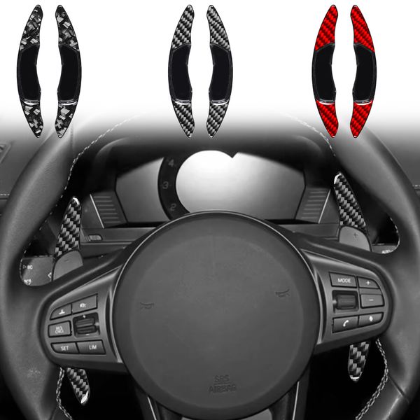 Voiture carbone volant ABS Shift Paddle Shifter Extension Stickers for Toyota 86 20 12-20 16