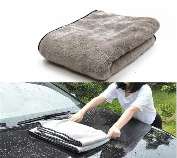 Kit de toallas para lavado y cuidado del coche, paño de secado y limpieza de microfibra de 100x40cm, toallas de lavado automático, trapo para coches 2010215062582
