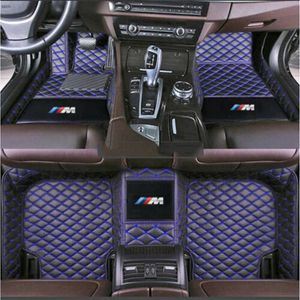 Tapis de voiture Tapis de sol de voiture Pour ajustement BMW Série 1 E81 E82 E87 E88 F20 F21 F52 F40 Cuir imperméable Veuillez laisser le modèle de voiture et y237g